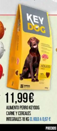 Claudio Alimento perro keydog carne y cereales oferta