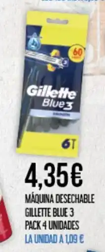 Claudio Máquina desechable gillette blue 3 oferta
