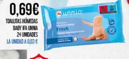 Claudio Toallitas húmedas baby ifa unnia 24 unidades oferta