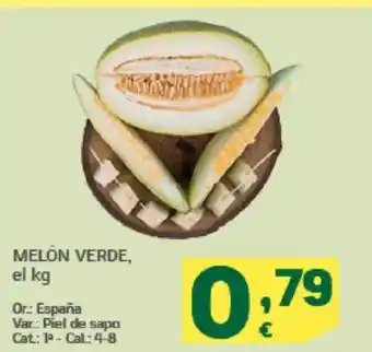 HiperDino Melón verde oferta