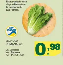 HiperDino Lechuga romana oferta
