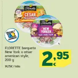 HiperDino FLORETTE barqueta New York o césar american style oferta