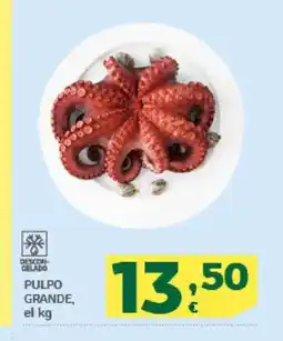 HiperDino Pulpo grande oferta