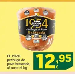 HiperDino EL POZO pechuga de pavo braseada oferta