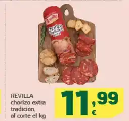 HiperDino REVILLA chorizo extra tradición oferta