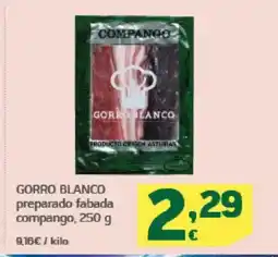 HiperDino GORRO BLANCO preparado fabada oferta