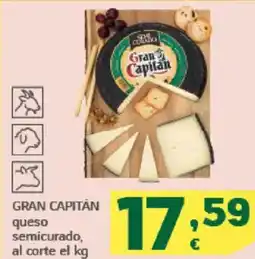 HiperDino GRAN CAPITÁN queso semicurado oferta