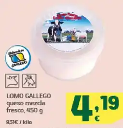 HiperDino LOMO GALLEGO queso mezcla fresco oferta