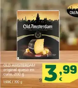 HiperDino OLD AMSTERDAM original queso en cuña oferta