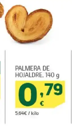 HiperDino Palmera de hojaldre oferta
