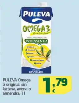 HiperDino PULEVA Omega 3 original, sin lactosa, avena o almendra oferta