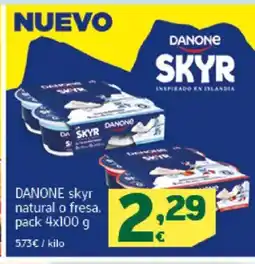 HiperDino DANONE skyr natural o fresa oferta