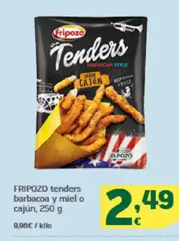 HiperDino FRIPOZO tenders barbacoa y miel o cajún oferta