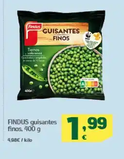 HiperDino FINDUS guisantes oferta