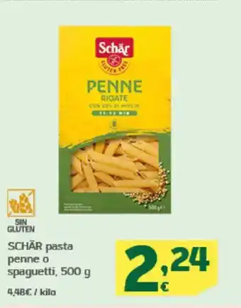 HiperDino SCHĀR pasta penne o spaguetti oferta