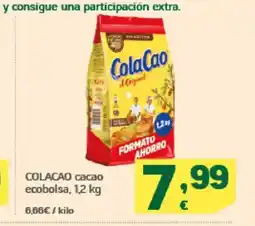 HiperDino COLACAO cacao ecobolsa oferta