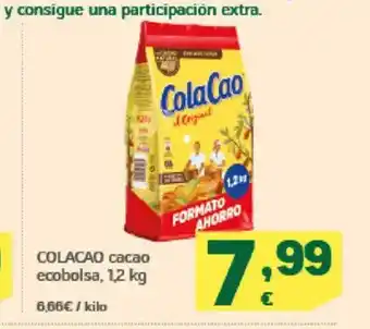 HiperDino COLACAO cacao ecobolsa oferta