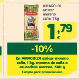 HiperDino AMAGOLDI azúcar moreno oferta