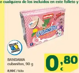 HiperDino BANDAMA cubanitos oferta