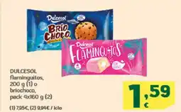 HiperDino DULCESOL flaminguitos oferta