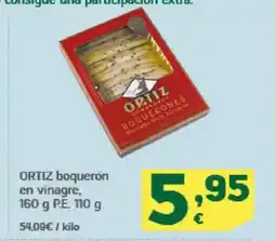 HiperDino ORTIZ boquerón en vinagre oferta