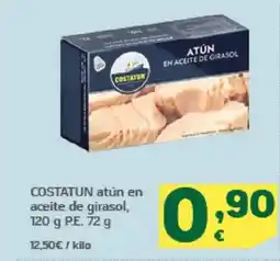 HiperDino COSTATUN atún en aceite de girasol oferta