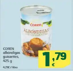 HiperDino COREN albondigas guisantes oferta