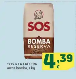 HiperDino SOS o LA FALLERA arroz bomba oferta