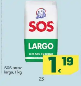 HiperDino SOS arroz largo oferta