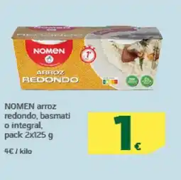 HiperDino NOMEN arroz redondo, basmati o integral oferta