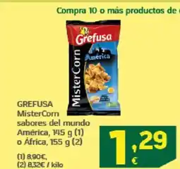 HiperDino GREFUSA MisterCorn sabores del mundo América oferta