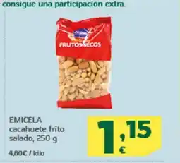 HiperDino EMICELA cacahuete frito salado oferta