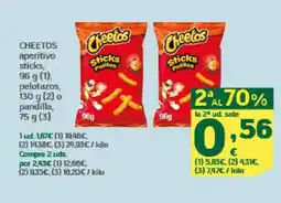 HiperDino CHEETOS aperitivo sticks oferta