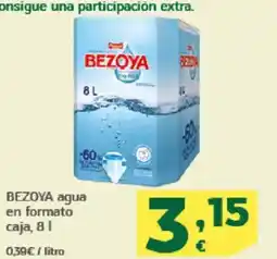 HiperDino BEZOYA agua en formato caja oferta