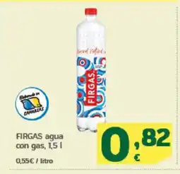 HiperDino FIRGAS agua con gas oferta