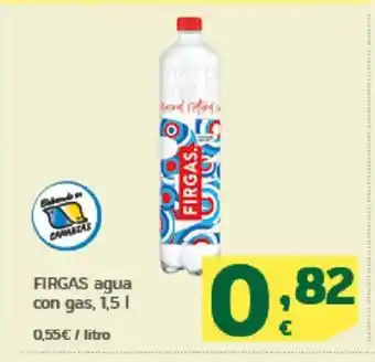 HiperDino FIRGAS agua con gas oferta