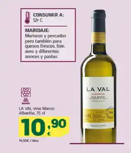 HiperDino LA VAL vino blanco Albariño oferta