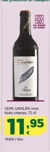 HiperDino CEPA GAVILAN vino tinto crianza oferta