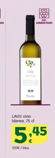 HiperDino LAUS vino blanco oferta