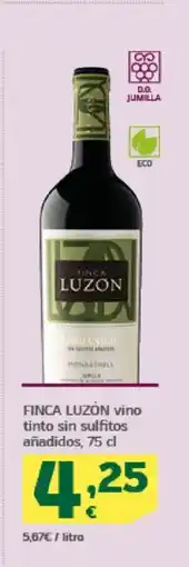 HiperDino FINCA LUZON vino tinto sin sulfitos añadidos oferta