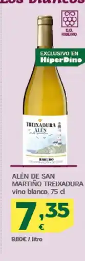HiperDino ALÈN DE SAN MARTIÑO TREIXADURA vino blanco oferta