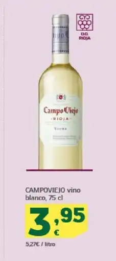 HiperDino CAMPOVIEJO vino blanco oferta