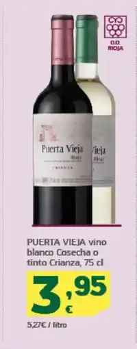HiperDino PUERTA VIEJA vino blanco Cosecha o tinto Crianza oferta