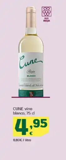 HiperDino CUNE vino blanco oferta