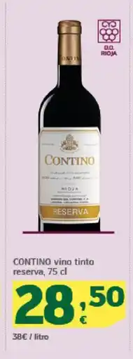 HiperDino CONTINO vino tinto reserva oferta