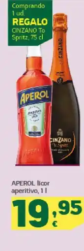 HiperDino APEROL licor aperitivo oferta