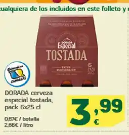 HiperDino DORADA cerveza especial tostada oferta