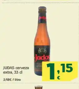 HiperDino JUDAS cerveza extra oferta