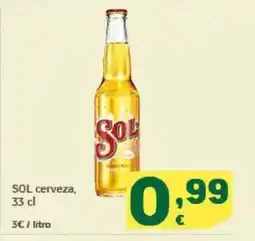 HiperDino SOL cerveza oferta