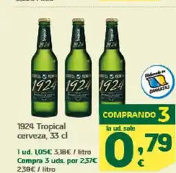 HiperDino 1924 Tropical cerveza oferta